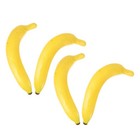 4 Pcs Banana Fake Fruit Models ABS Simulation Props for Fruit Shop