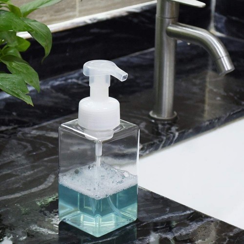 Foaming Soap Dispenser, 450ml (15oz) Refillable Pump Bottle Plastic for Liqui... - Picture 3 of 7