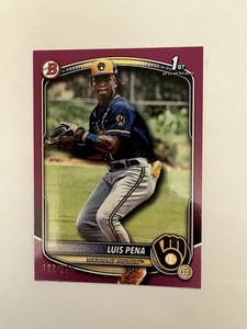 2025 Bowman - Prospects Luis Pena #BP-38 Fuchsia /299 (RC)