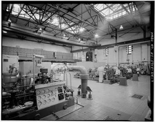7. VIEW OF STEAM GENERATORS, LOOKING WEST - U.S. Military Academy, Power Plant,