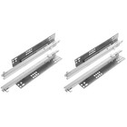  2 Pieces Auszugsschienen Schublade Küchenschrankschubladenrutschen