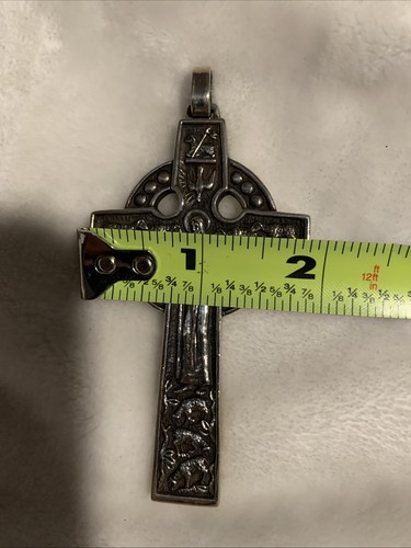 James Avery Retired Sterling Silver Good Shepherd's Cross Pendant - Picture 8 of 12