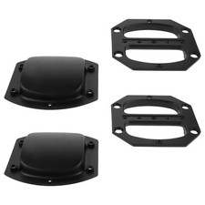 2pcs Audio Speaker Side Handle: Recessed Iron Handles for Stage Loudspeaker -