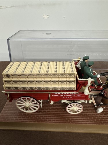 1995 ERTL Budweiser Clydesdale Eight Horse Hitch In Protective Case NO BOX - Picture 2 of 8