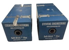 Two Piece Soft - Brick Vise by Stevens Engineering Patent Pending Lot # 106