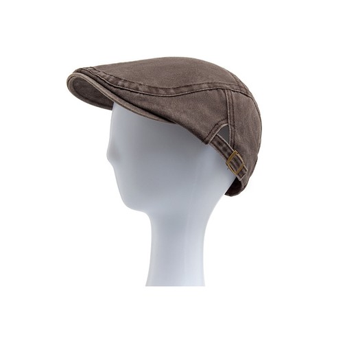 Vintage Unisex verstellbar Maler Baskenmütze bewässert Denim flache Schirmmütze Zeitungsjungenmütze - Bild 14 von 24