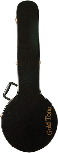 Goldfarbener Hartschalenkoffer für Resonator Banjos - Bild 1 von 8