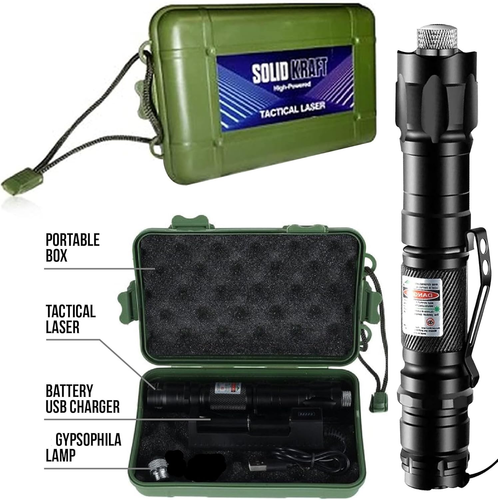 HITEKK High Power Green Laserpointer | Tactical Green Laserpointer | Single Pr - Bild 6 von 12