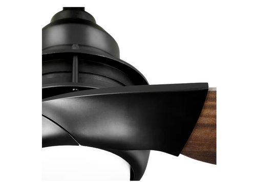 Home Decorators Ester 54 LED Indoor/Outdoor Matte Black Ceiling Fan w/Remote - Picture 11 of 16