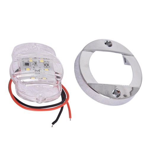 Marine Boat White 3" LED Cabin Deck Walkway Courtesy Lights Stern Light ×4 USA - Picture 8 of 10