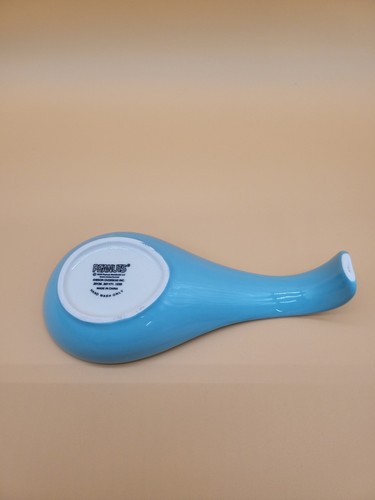 Peanuts 2020 Gibson Ceramic Snoopy Easter Spoon Rest Color - Turquoise  - Picture 5 of 12
