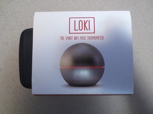 LOKI The Smart WIFI Meat Thermometer with case - Model LMK00.    For parts.