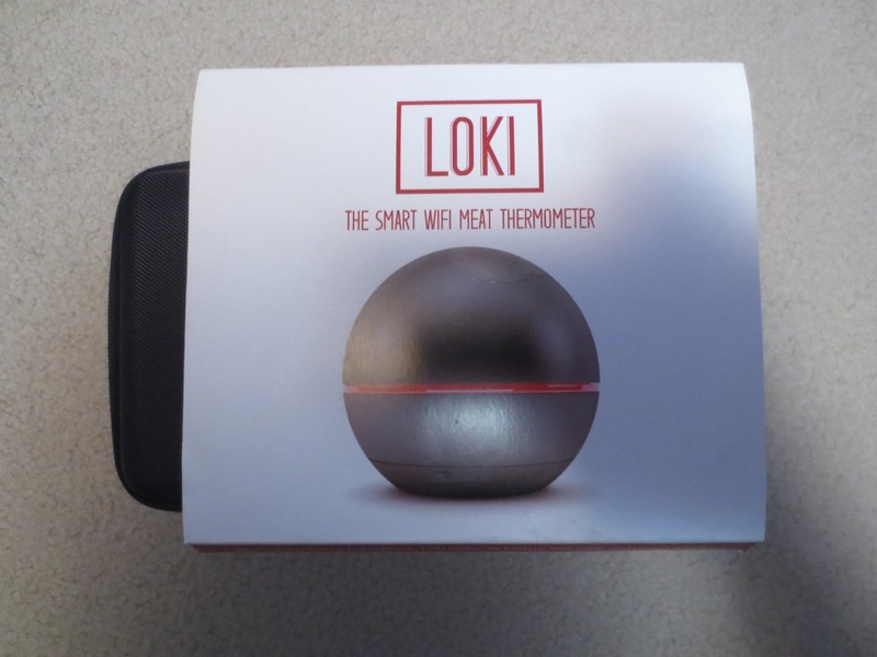 LOKI The Smart WIFI Meat Thermometer with case - Model LMK00.    For parts.