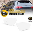 2X VW1325117 Wing Mirror Glass Heated LH+RH Side For 2015-21 Volkswagen Golf GTI