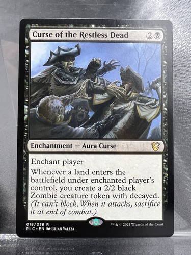 Curse of the Restless Dead Commander: Innistrad: Midnight Hunt Regular - Picture 1 of 2