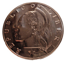 1968 LIBERIA $1 PROOF KM# 18a.2 One DOLLAR U.S. MINT