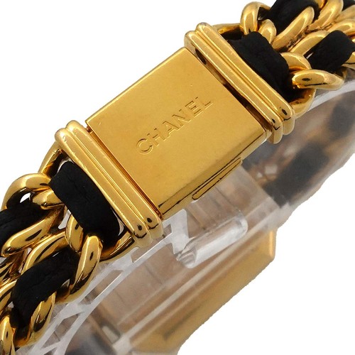 Reloj Chanel Premiere Talla M H0001 Vintage Cuarzo Esfera Negra Damas 90301336 - Imagen 6 de 6