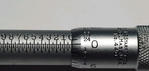 Starrett n. Microfono profondità 440 da 0" a 3" - Foto 3 di 11