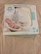 Blooming Bath Lotus 4 Petal Baby Bath - Gray/Dark Gray NEW box has Some Bends In