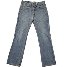 Vtg Levi  s 517 Bootcut 33x30 31x29 90s Made In USA Feathering And Fade