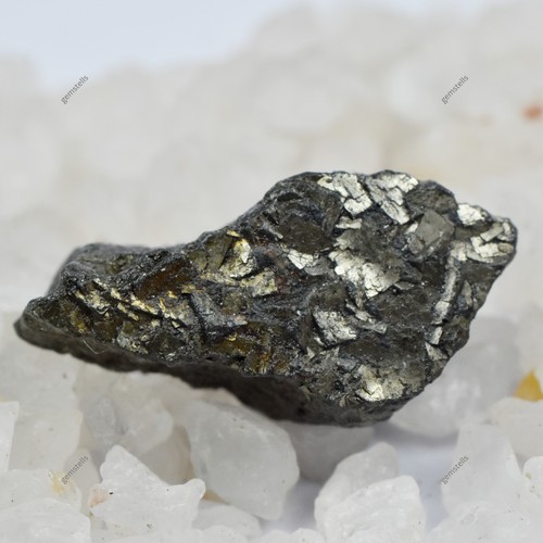 Natural Raw Rough Mineral Uncut Pyrite Crystal 55.45 Ct Loose Gemstone CERTIFIED - Picture 3 of 7