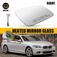 Fit BMW 528i 535i 550i 650i 640i 740i 750i Side Passenger Mirror Glass Heated