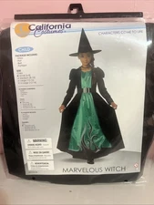 NEW Marvelous Wicked Elphaba Witch Wizard of Oz Child Girls Costume Size S 6/8