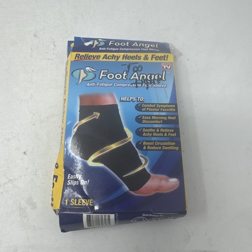 Foot Angel Anti-Fatigue Compression Foot Sleeve Plantar Fasciitis Relief S/M - Picture 1 of 2