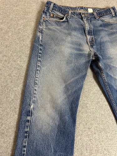 Vintage 90s Levi's 505 Orange Tab Straight Leg Jeans Mens 36x30 USA - Picture 3 of 15