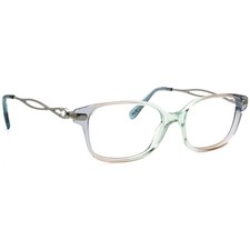 Coach Eyeglasses HC 6172 5642 Gradient Transparent Blue Square Frame 52 16 140