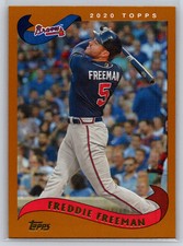 2020 Topps Archives #300 Freddie Freeman Atlanta Braves
