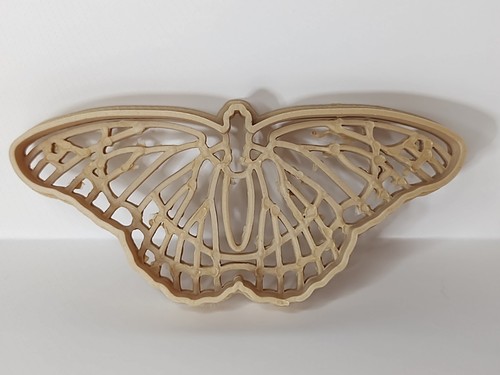 Monarch Butterfly Cookie Cutter Stamp & Outline 5" NEW Great for Play Doh Clay - Picture 7 of 8
