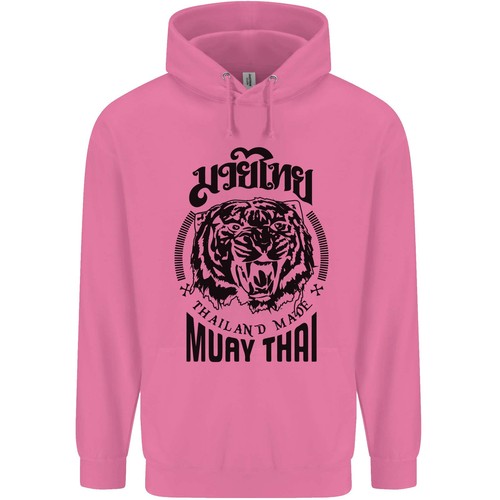 Muay Thai Fighter Warrior MMA Martial Arts Childrens Kids Hoodie - Picture 4 of 35