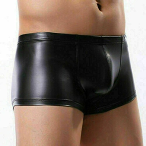 Polyester Boxer Briefs Men Underwear Underpants Sexy Tight New Arrival - Picture 3 of 11