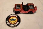 Hot Wheels Grasshopper 1970 Red Line With Token No Roof