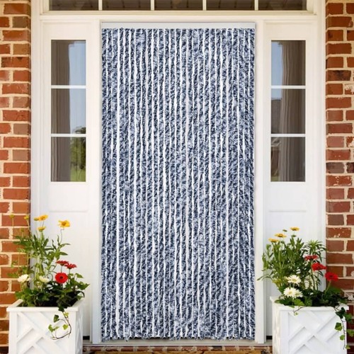 Fly Curtain Door Curtain Fly Screen Fly Blind Insect Curtain Chenille vidaXL - Picture 11 of 108