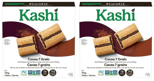 Barritas de cereales suaves horneados Kashi Cocoa de 7 granos, 175 g (paquete de 2) - Imagen 1 de 7