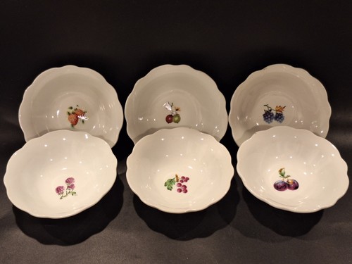 LOT OF 6 CORDON BLEU BIA FRUIT DESERT BOWLS FRIEDA COLLECTION 5" - Afbeelding 2 van 9