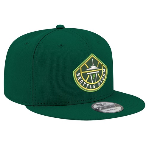Unisex New Era Green Seattle Storm Logo 9FIFTY Snapback Hat - Bild 3 von 4