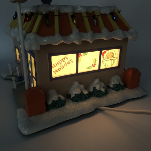 Krusty Burger The Simpsons Weihnachten Hawthorne Village Sammlerstück funktioniert ohne Verpackung - Bild 2 von 21