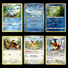 6x Glaceon Lot 19 XY Furious Fists Pokemon Cards Collection Set Deck Building
