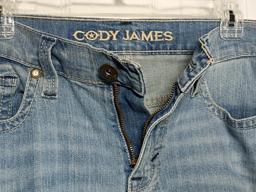 Cody James Men’s 30x32 Jackson Slim Straight Stretch Jeans Crupper Wash Denim - Picture 9 of 9