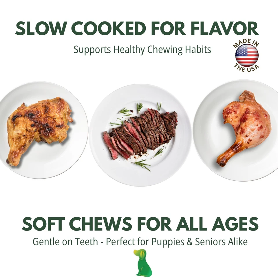 Paquete de 14 onzas de golosinas suaves tiernas para perros de pollo Natural Value Foto 3 de 4