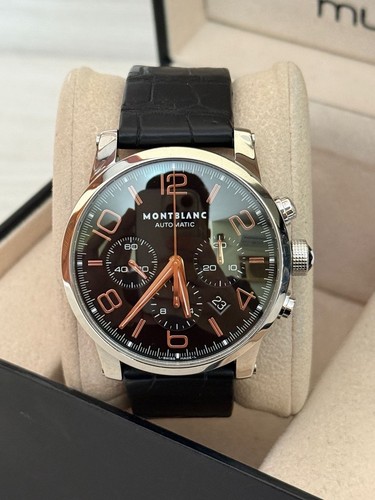 RELOJ MONTBLANC TIMEWALKER REF. 7141 PARA HOMBRE ACERO INOXIDABLE - Imagen 3 de 10