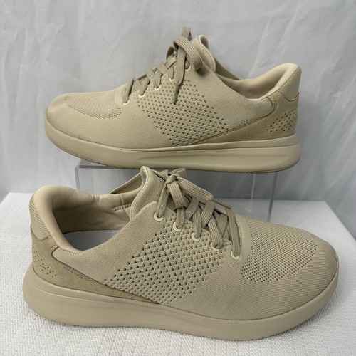 Kizik Lima Schuhe Herren 9,5 Extraweit EE Sand Beige Sneaker Freihändig Komfort - Bild 7 von 9