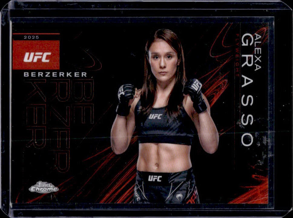 2025 Topps UFC Chrome Alexa Grasso Berzerker #BZK-1