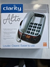 Clarity Alto Digital Extra Loud Big Button Speakerphone Model TIS-4963 