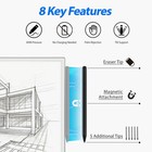 Magnetyczne mocowanie i odrzucenie dłoni w stylowym narzędziu stylistycznym Remarble