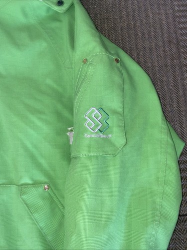 Special Blend Jacket Mens Green Full Zip Snowboard Hood Ski - Picture 3 of 6