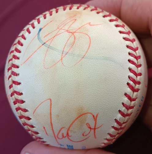 1995 TORONTO BLUE JAYS SIGNED AUTOGRAPHED MLB BASEBALL COA WILLIAMS SPRAGUE ++ - Picture 2 of 6
